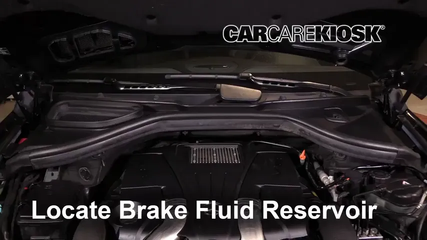 2013 Mercedes-Benz GL450 4.6L V8 Turbo Brake Fluid Add Fluid